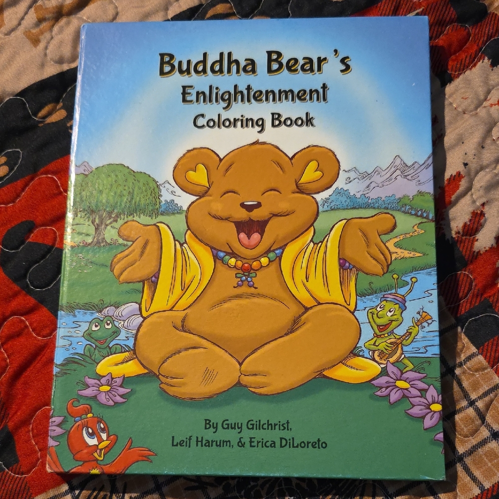Buddha Bear's Enlightenment Coloring Book (Handmade)